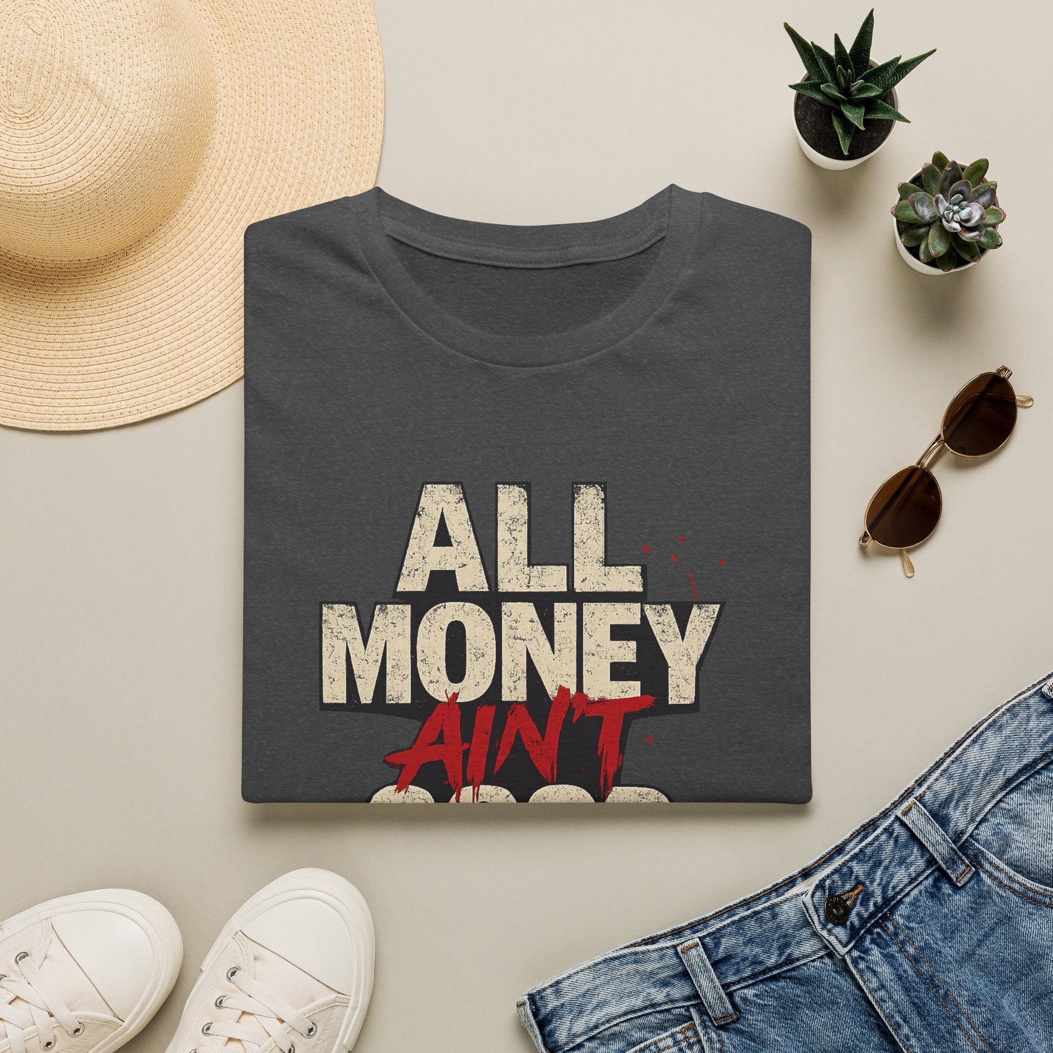 All Money Ain’t Good Money Graphic Tee | Streetwear Statement Shirt