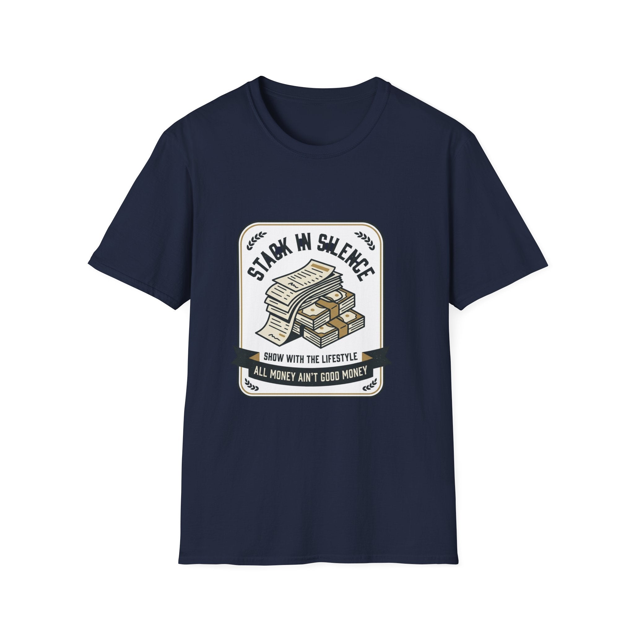 Stack In Silence | Money Mindset Statement Tee