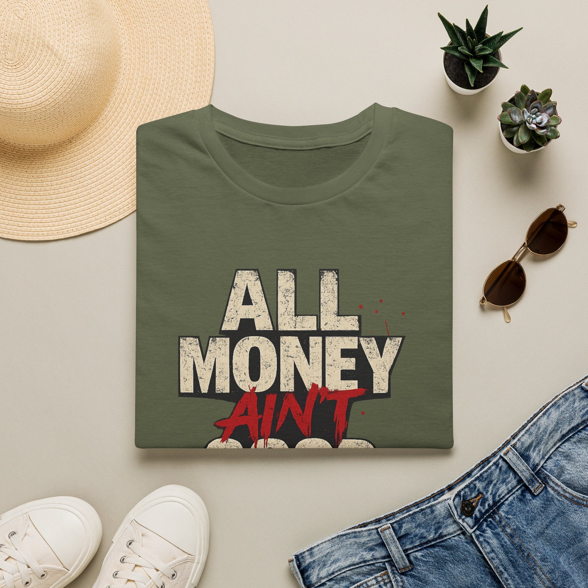 All Money Ain’t Good Money Graphic Tee | Streetwear Statement Shirt