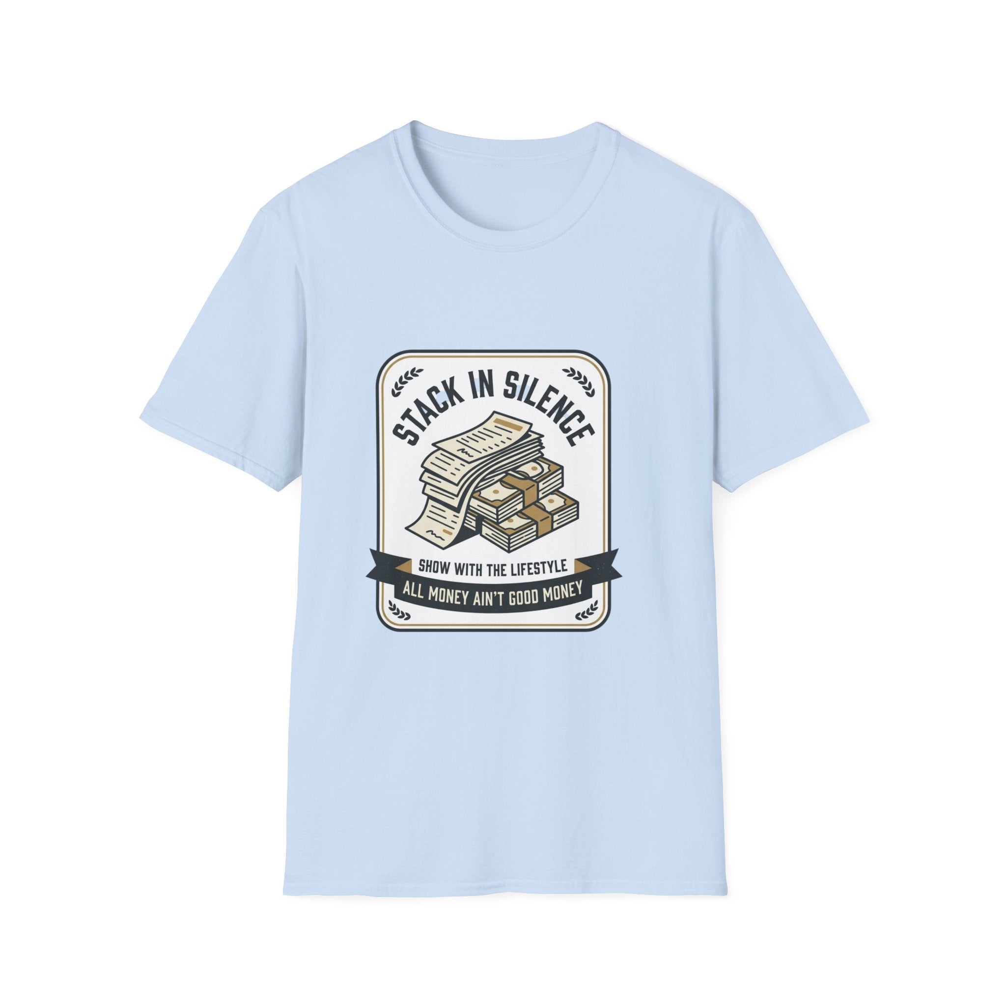 Stack In Silence | Money Mindset Statement Tee