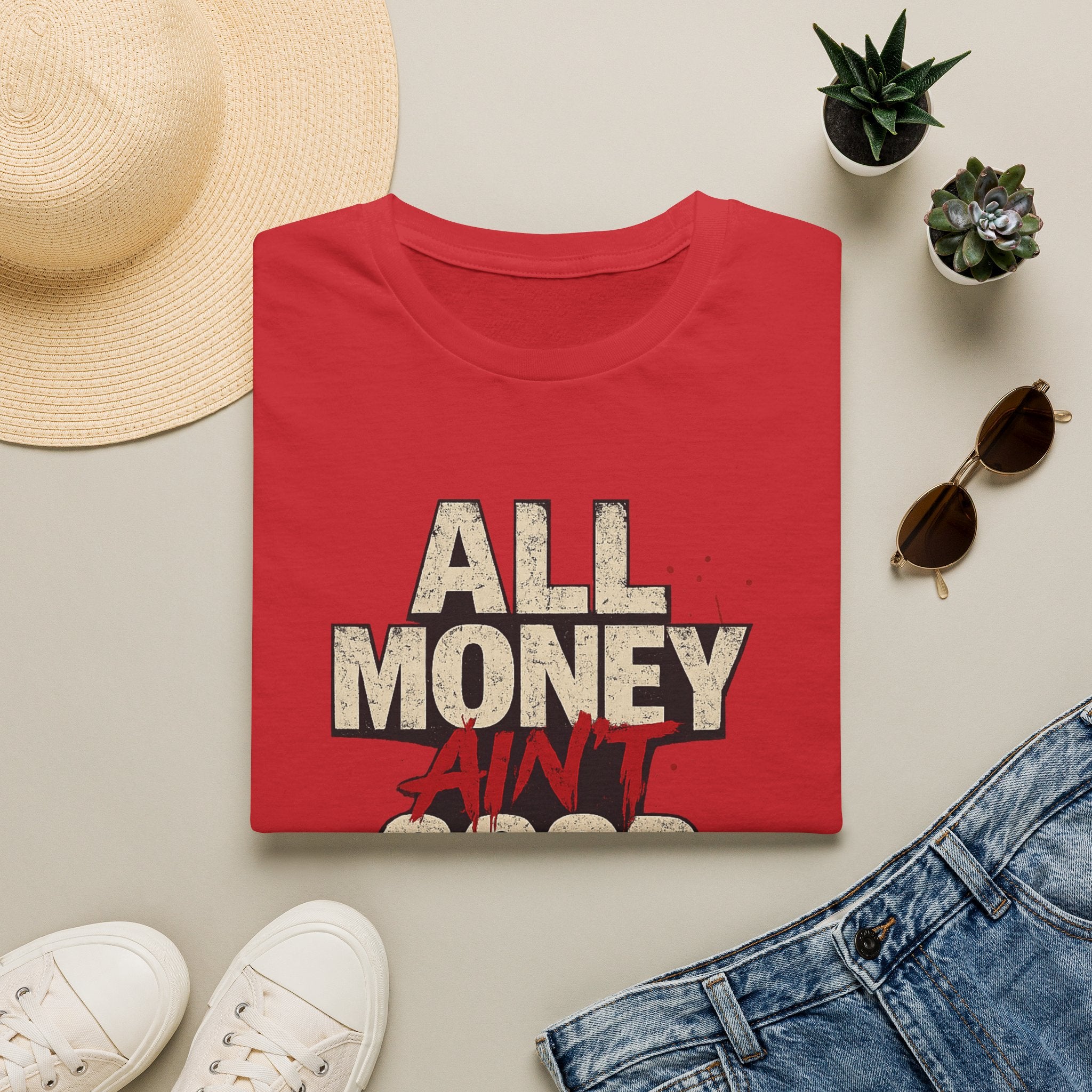 All Money Ain’t Good Money Graphic Tee | Streetwear Statement Shirt