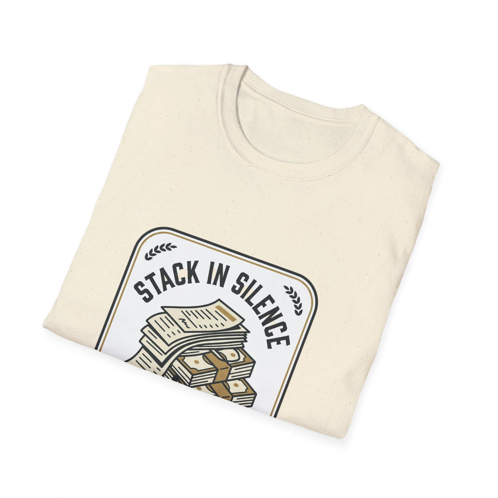 Stack In Silence | Money Mindset Statement Tee