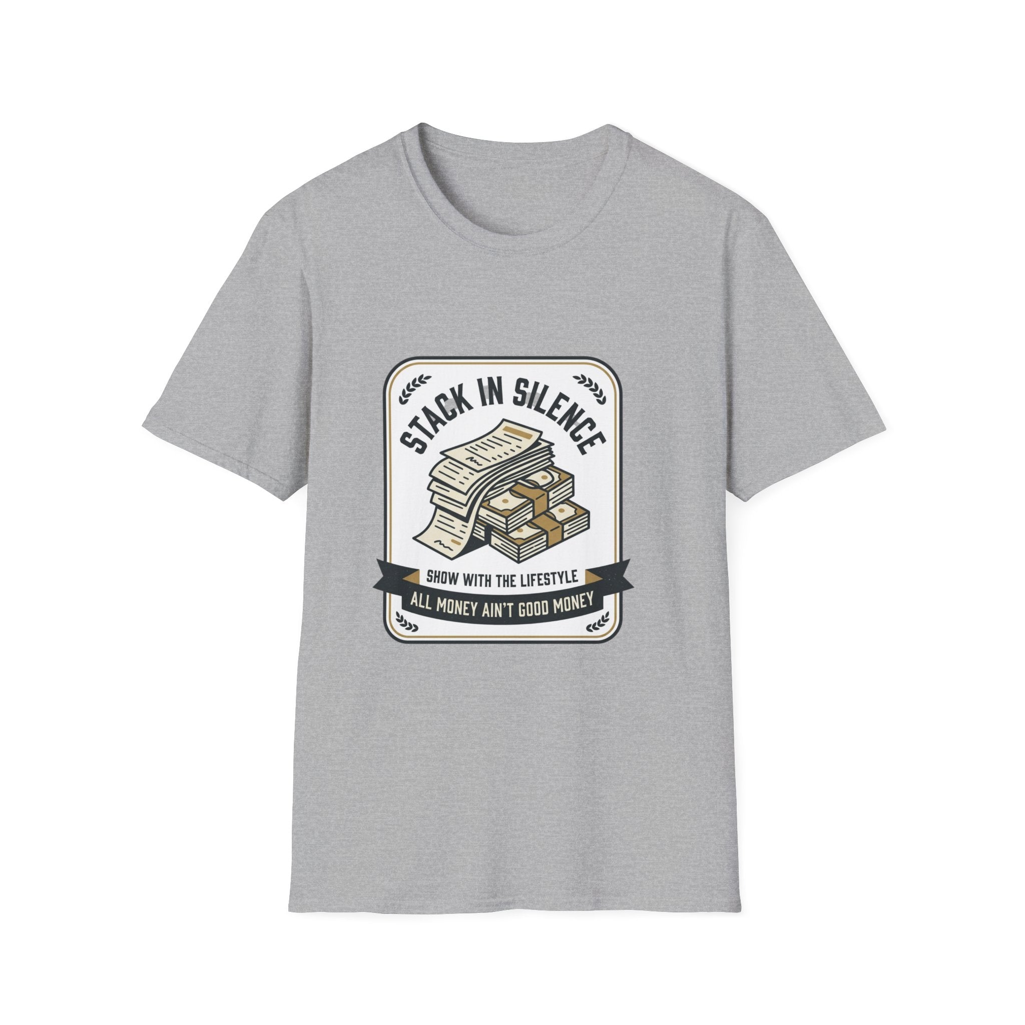 Stack In Silence | Money Mindset Statement Tee