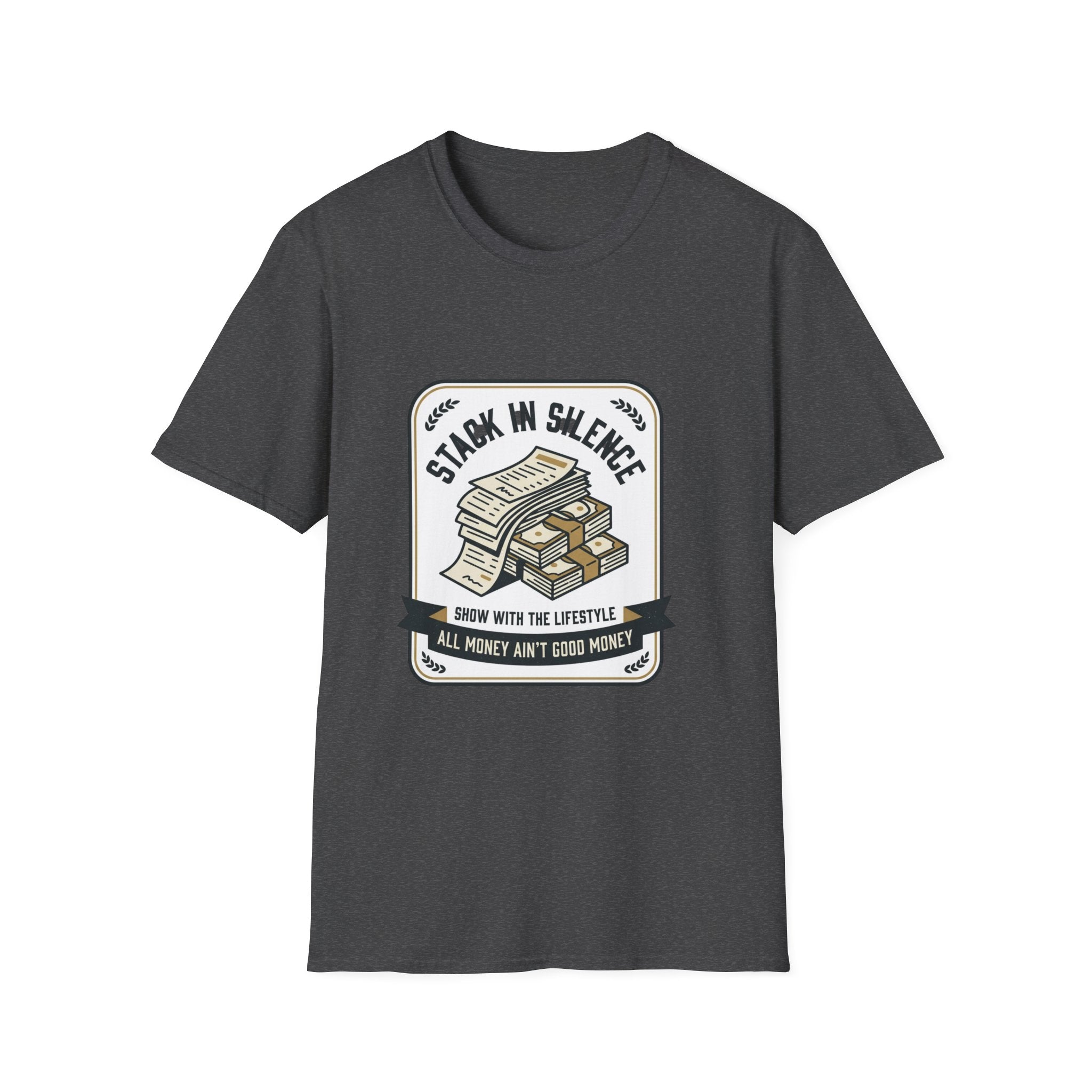 Stack In Silence | Money Mindset Statement Tee