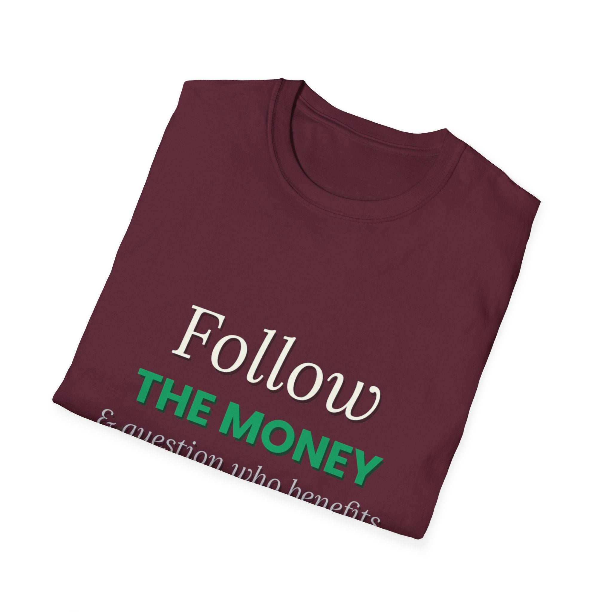 Follow The Money | Question Everything Tee