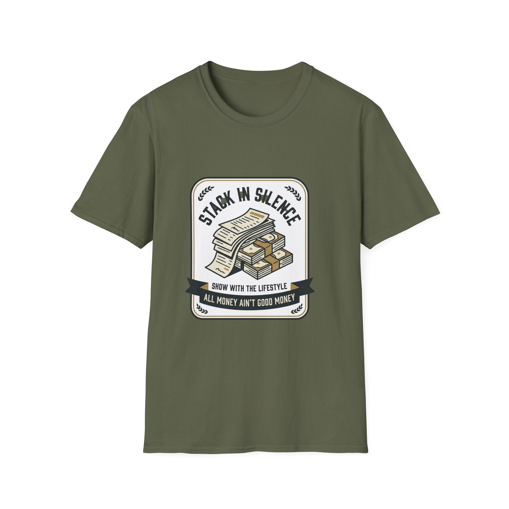 Stack In Silence | Money Mindset Statement Tee