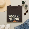 Wake Up Are A Think - Motivational Graphic T-Shirt (Spend Wisely)